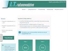 Tablet Screenshot of it-racunovodstvo.si